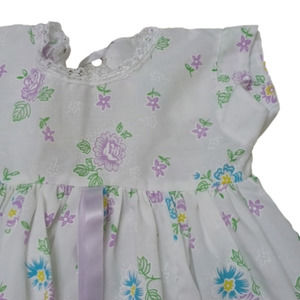Vintage white floral baby dress and romper 💫